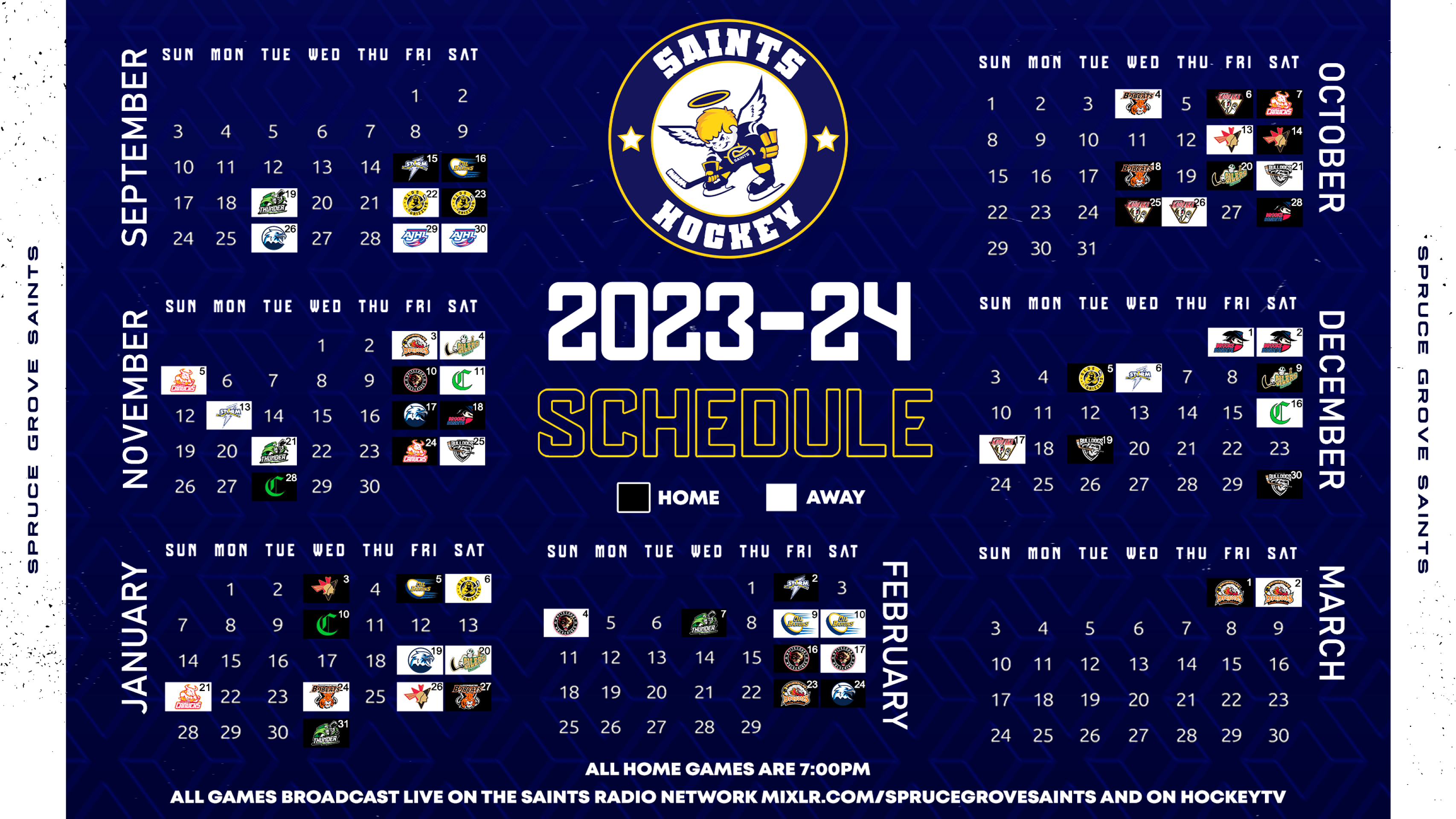 T-Birds Unveil 2023-24 Regular Season Schedule