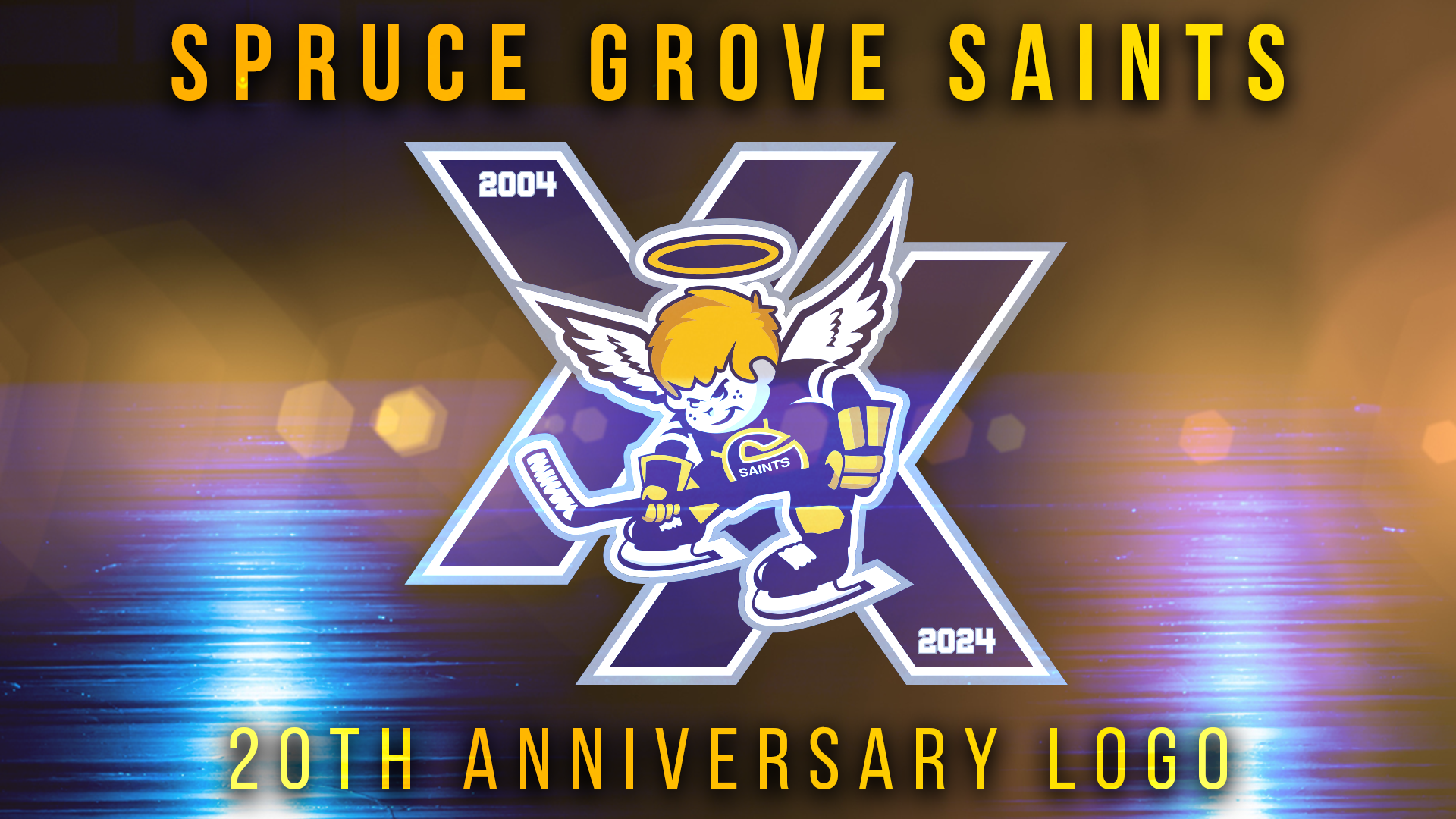 SPRUCE GROVE SAINTS UNVEIL 20TH ANNIVERSARY LOGO FOR SEASON News