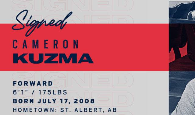 Pats Ink 2023 Third-Round Pick Cameron Kuzma