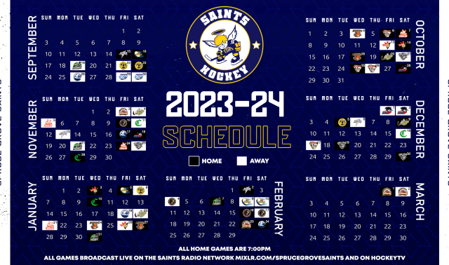 SAINTS ANNOUNCE 2023 REGULAR SEASON SCHEDULE